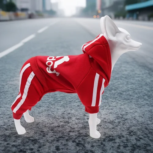Spring Adidog Hooded Jumpsuit