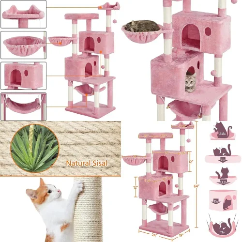 Multi-Level Cat Tower